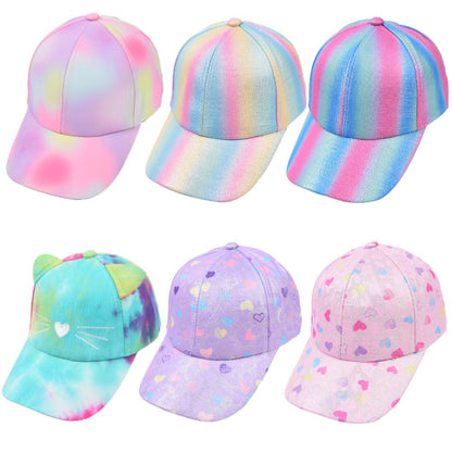 Children's Cartoon Cute Tie-dye Outdoor Baseball Cap