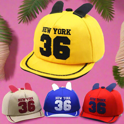 Cotton Polyester Soft Edge Embroidered 36 Letter Baseball Cap