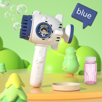 Automatic Light-Emitting Bubble Guns
