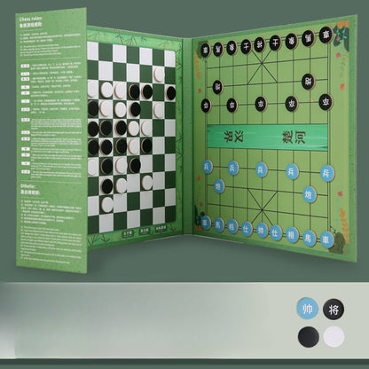 Wholesale Bookclip Style Magnetic Multifunctional Game Chess Flying Chess Chess Gobang