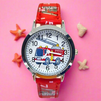 Boy's Fire Truck Watch