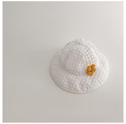 Wholesale Baby Thin Large Brim Sun Protection Breathable Fisherman Hat