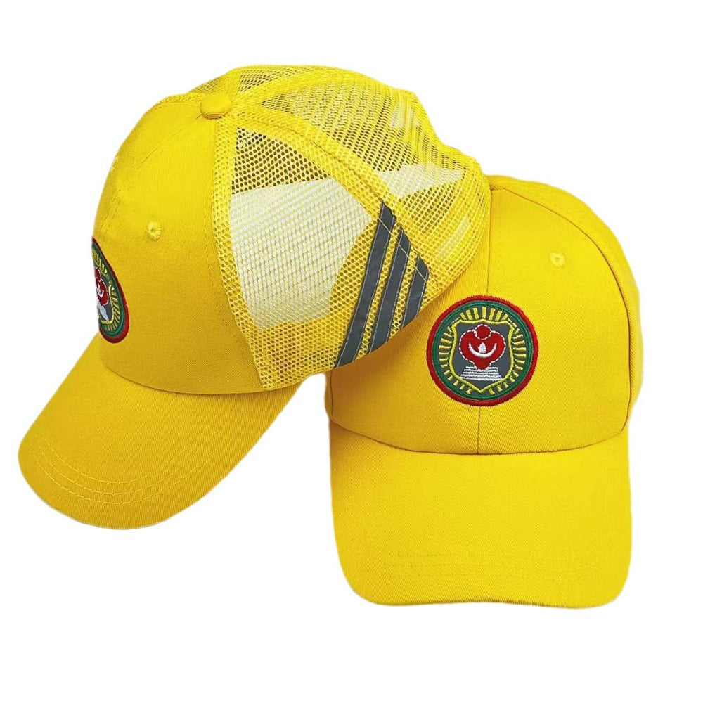Children's Medium Reflective Strip Safety Small Yellow Hat