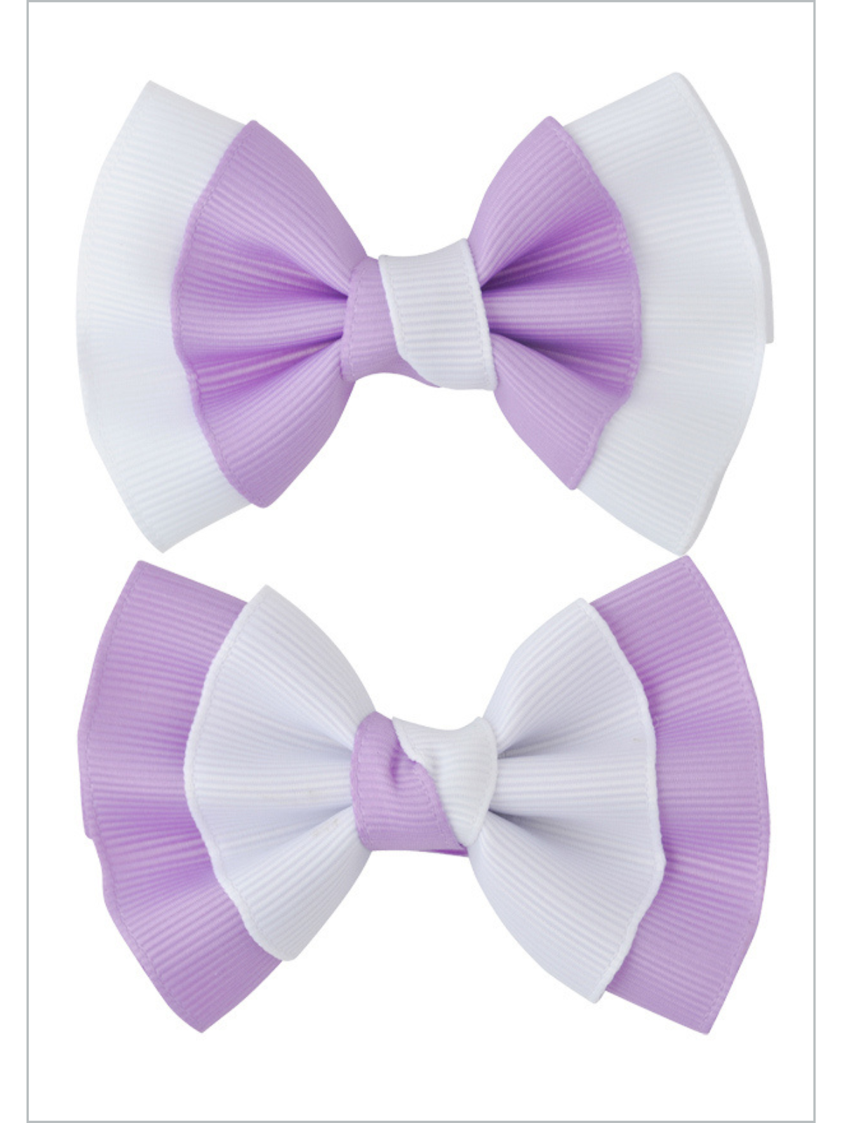 Preppy Schoolgirl Bow Hair Clips