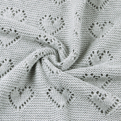 Baby Blanket Love Hollow Hug Blanket Baby Windproof Cover