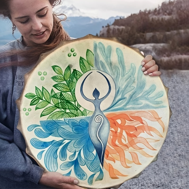 Beautiful Wooden Shaman Drum