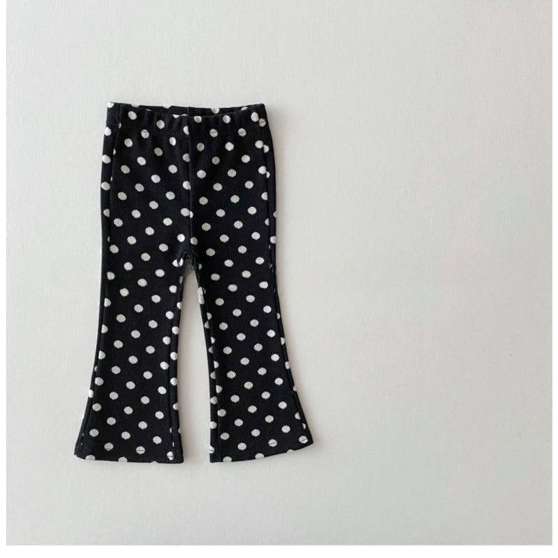 Wholesale Cotton Girls Plaid Bell Pants