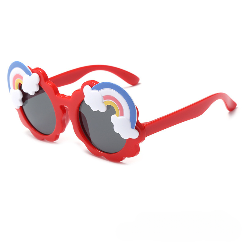 PC Cute Rainbow Anti-ultraviolet Children Sunglasses