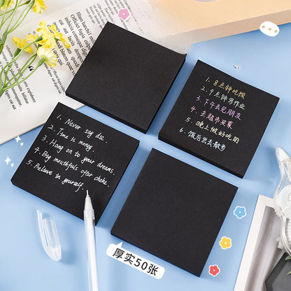 Creative Black Paper Sticky Notes