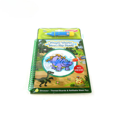 Children's Reusable Water Graffiti Paper Coloring Book Small Pens