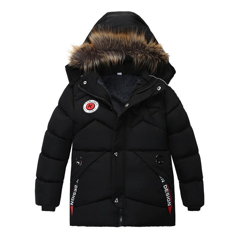 Fashion Fur Hoodie Winter Jacket