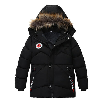Fashion Fur Hoodie Winter Jacket