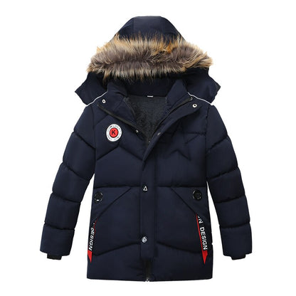 Fashion Fur Hoodie Winter Jacket