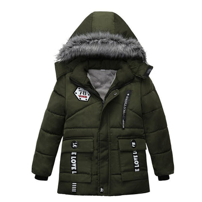 Fashion Fur Hoodie Winter Jacket