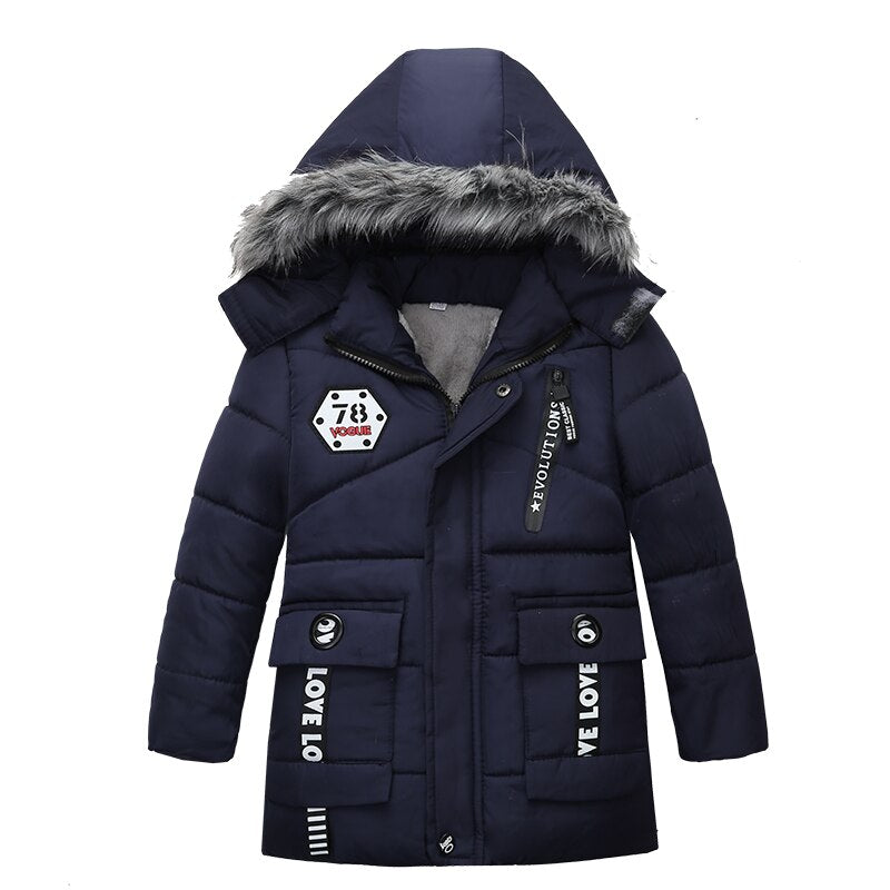 Fashion Fur Hoodie Winter Jacket