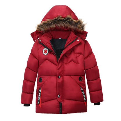 Fashion Fur Hoodie Winter Jacket
