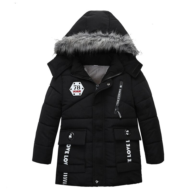 Fashion Fur Hoodie Winter Jacket