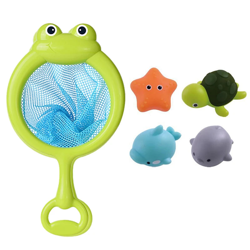 LED Light-Up Cute Animals Bath Toy for Kids
