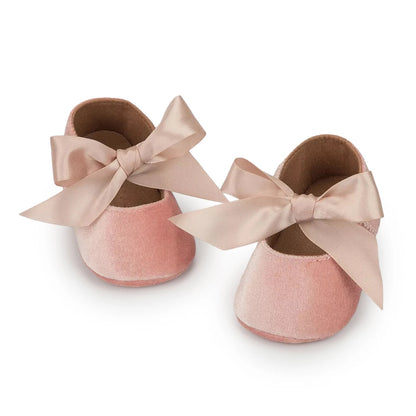 Butterfly-knot Princess Shoes - Soft-sole Infant First Walkers