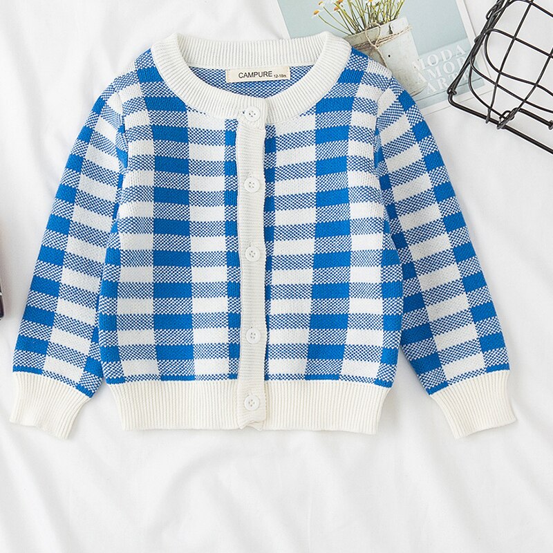 Clouds and Rainbow Print Knitted Cardigan
