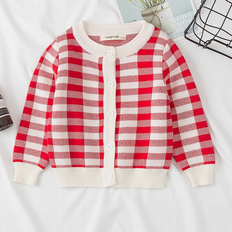 Clouds and Rainbow Print Knitted Cardigan