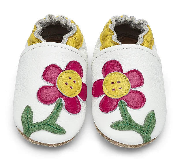 Cow Leather Baby Booties - Soft Soles, Non-Slip Infant Shoes