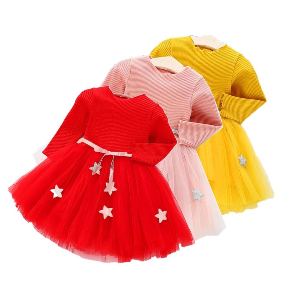 Long Sleeves Top Classic Star Dress