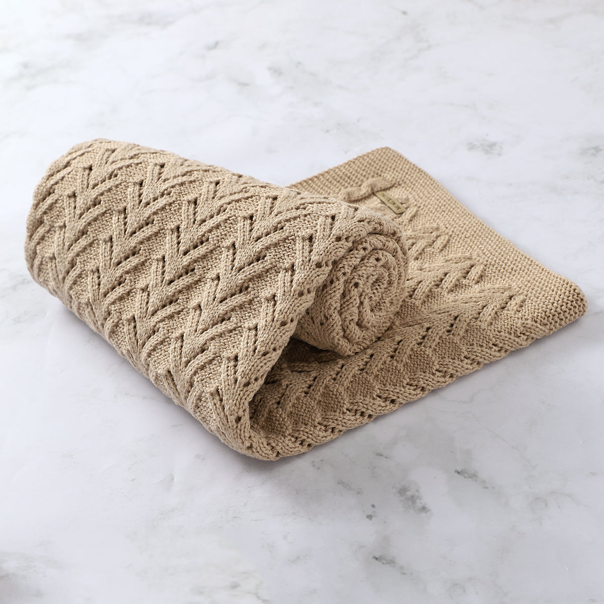 Baby Blanket Knitted Hollow Cover Blanket Solid Color Windproof Baby Quilt Baby Clothes Wholesale Distributors