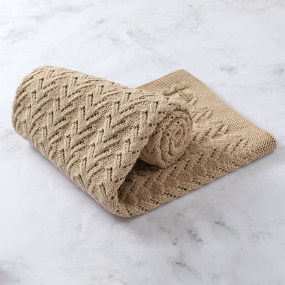 Baby Blanket Knitted Hollow Cover Blanket Solid Color Windproof Baby Quilt Baby Clothes Wholesale Distributors