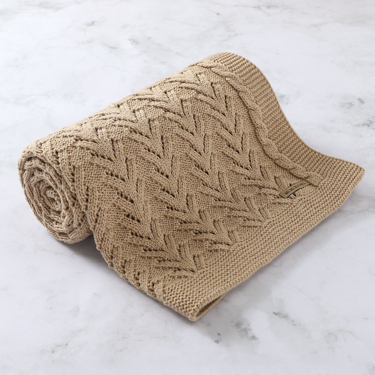 Baby Blanket Knitted Hollow Cover Blanket Solid Color Windproof Baby Quilt Baby Clothes Wholesale Distributors