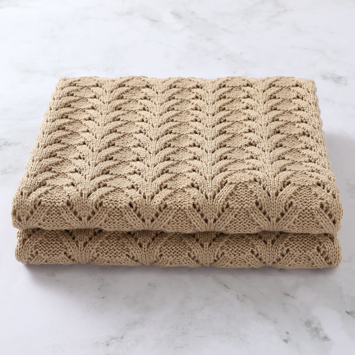 Baby Blanket Knitted Hollow Cover Blanket Solid Color Windproof Baby Quilt Baby Clothes Wholesale Distributors