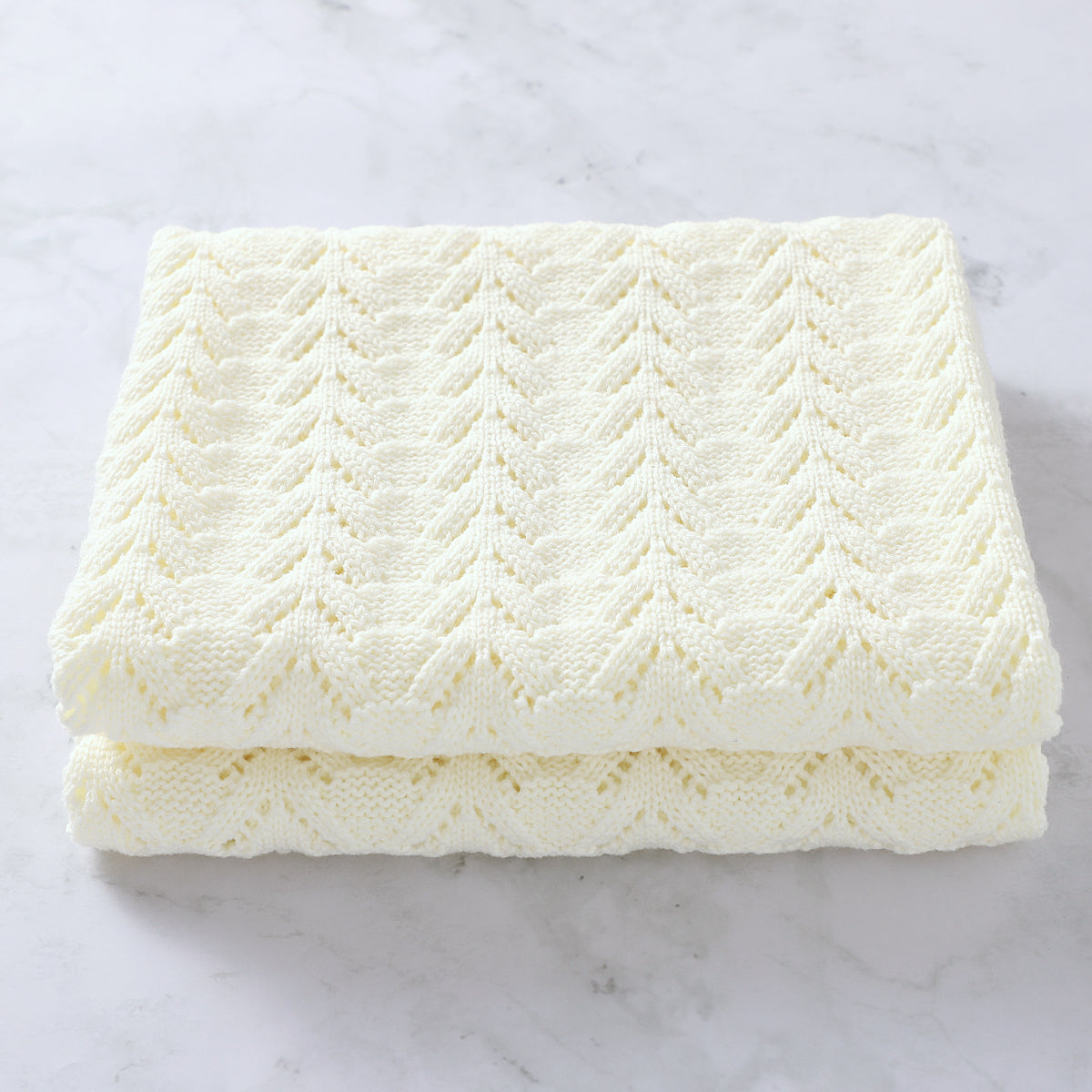 Baby Blanket Knitted Hollow Cover Blanket Solid Color Windproof Baby Quilt Baby Clothes Wholesale Distributors