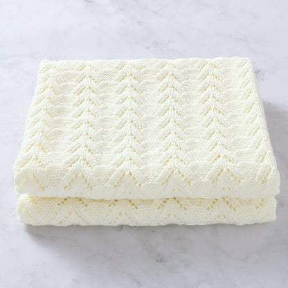 Baby Blanket Knitted Hollow Cover Blanket Solid Color Windproof Baby Quilt Baby Clothes Wholesale Distributors
