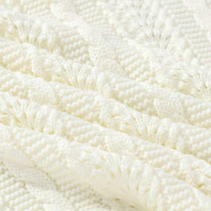 Baby Blanket Knitted Hollow Cover Blanket Windproof