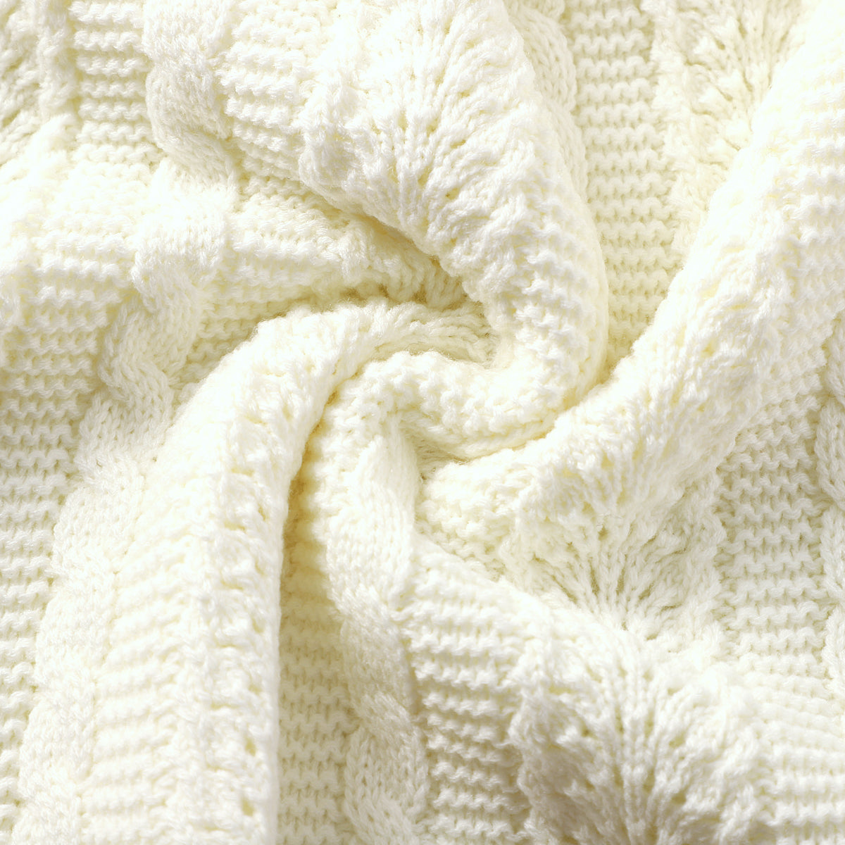 Baby Blanket Knitted Hollow Cover Blanket Windproof