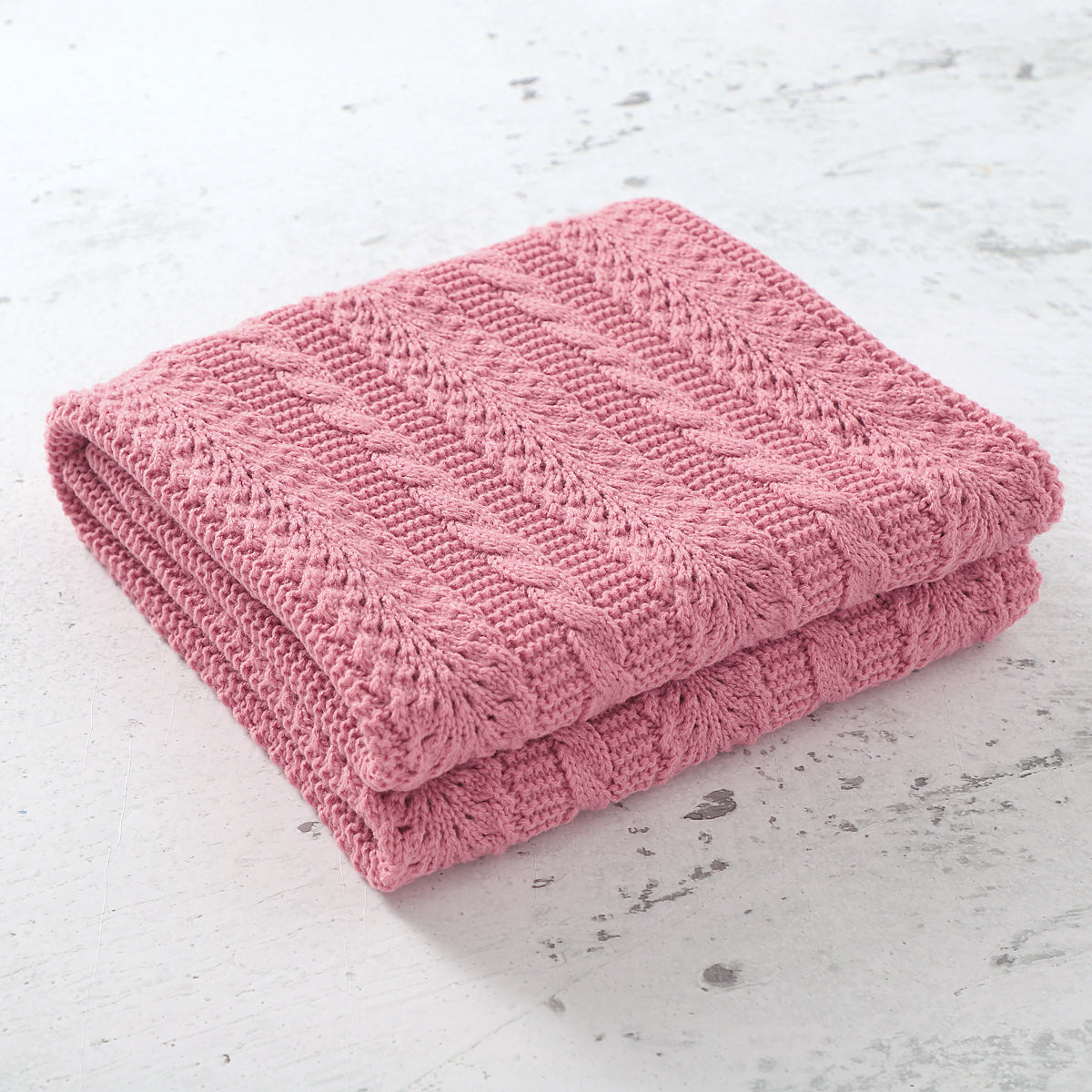 Baby Blanket Knitted Hollow Cover Blanket Windproof