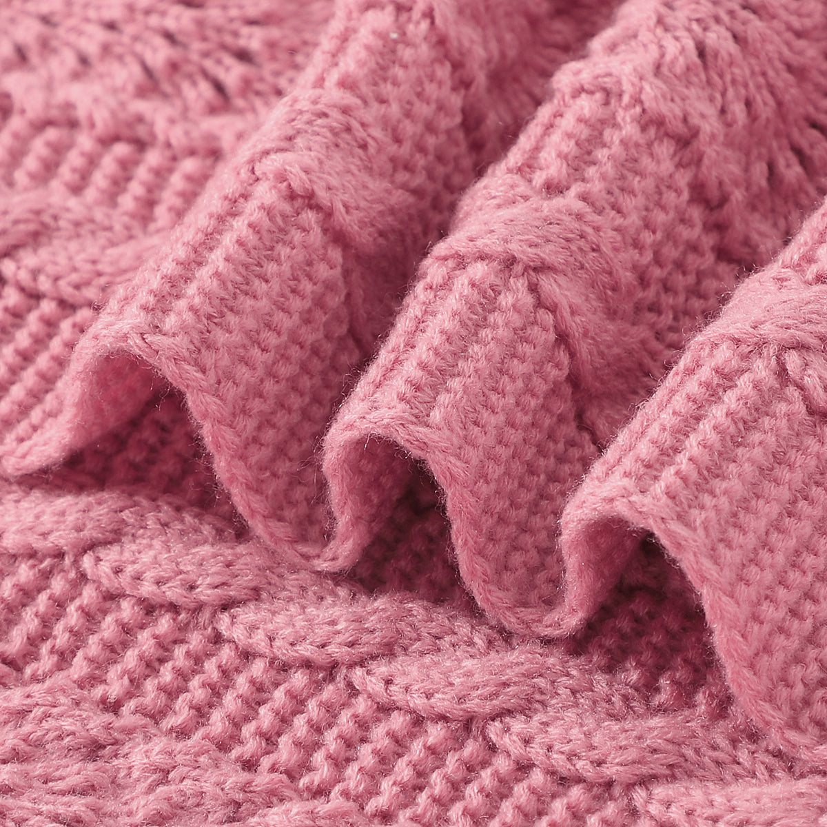 Baby Blanket Knitted Hollow Cover Blanket Windproof