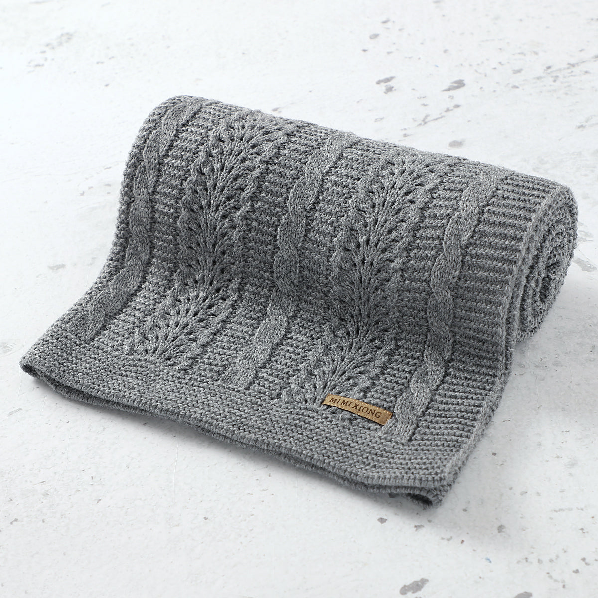 Baby Blanket Knitted Hollow Cover Blanket Windproof