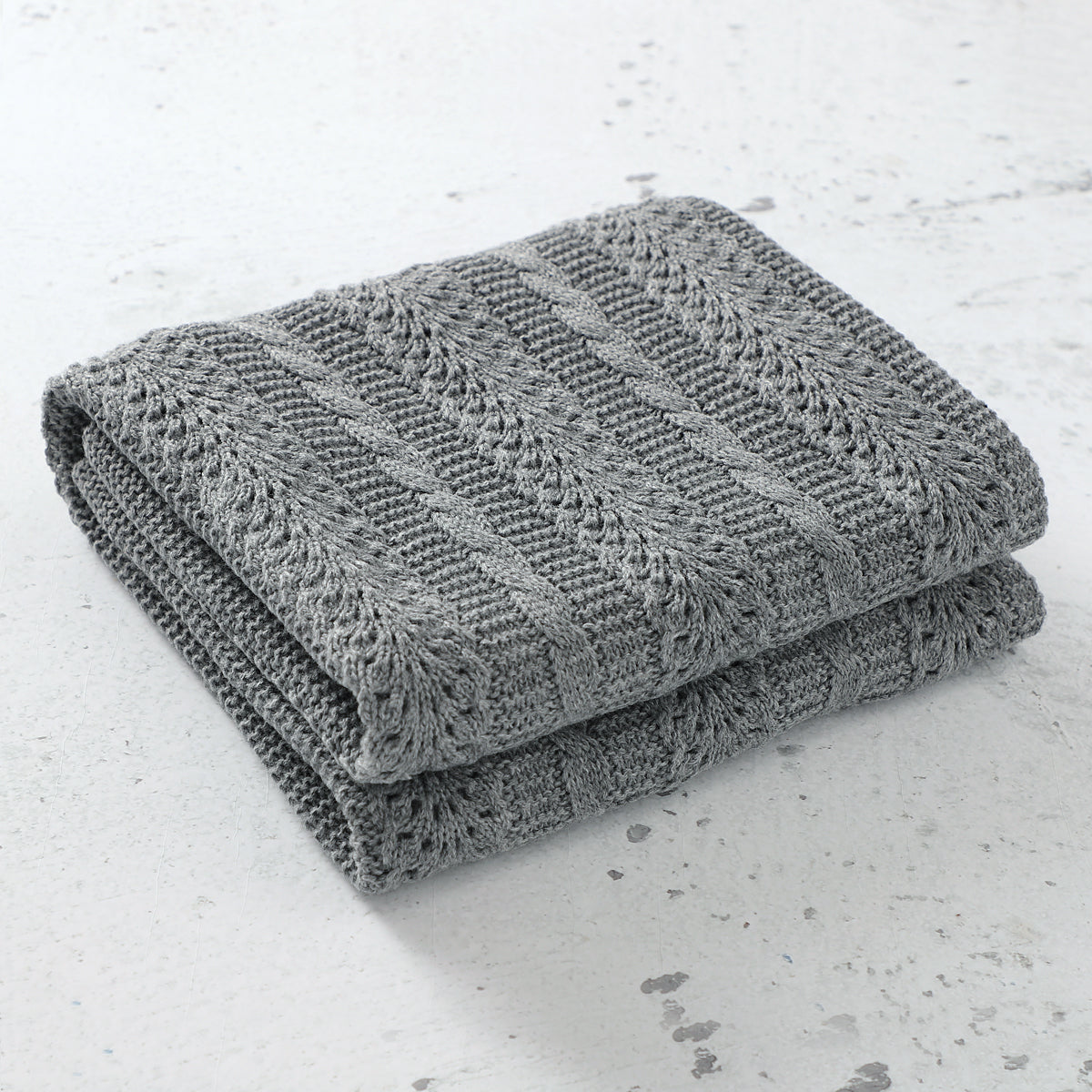 Baby Blanket Knitted Hollow Cover Blanket Windproof