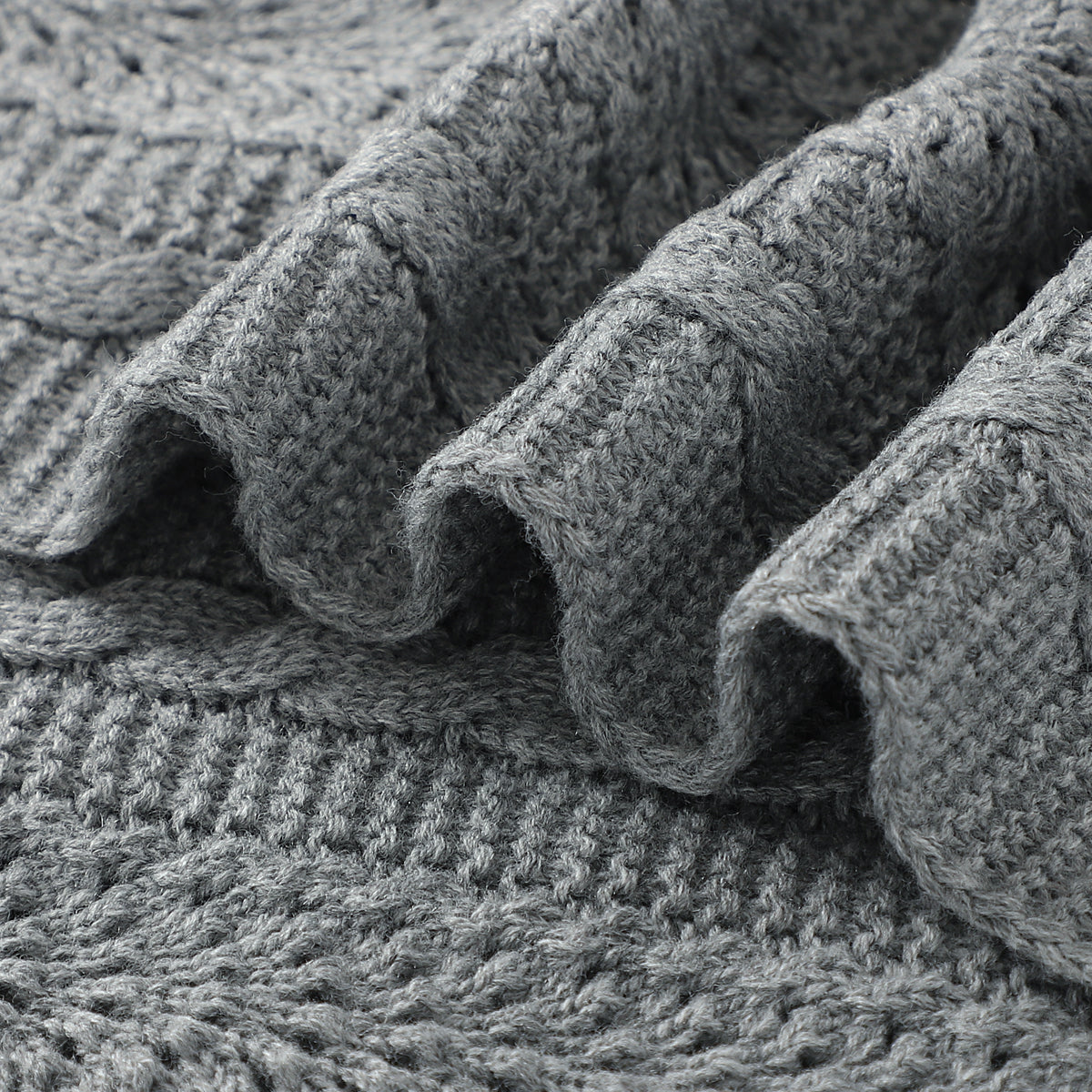 Baby Blanket Knitted Hollow Cover Blanket Windproof