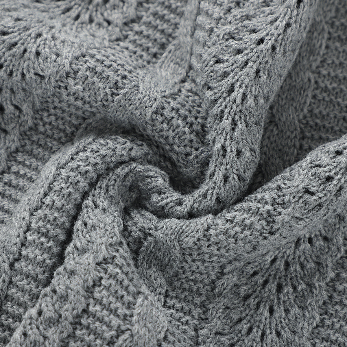 Baby Blanket Knitted Hollow Cover Blanket Windproof