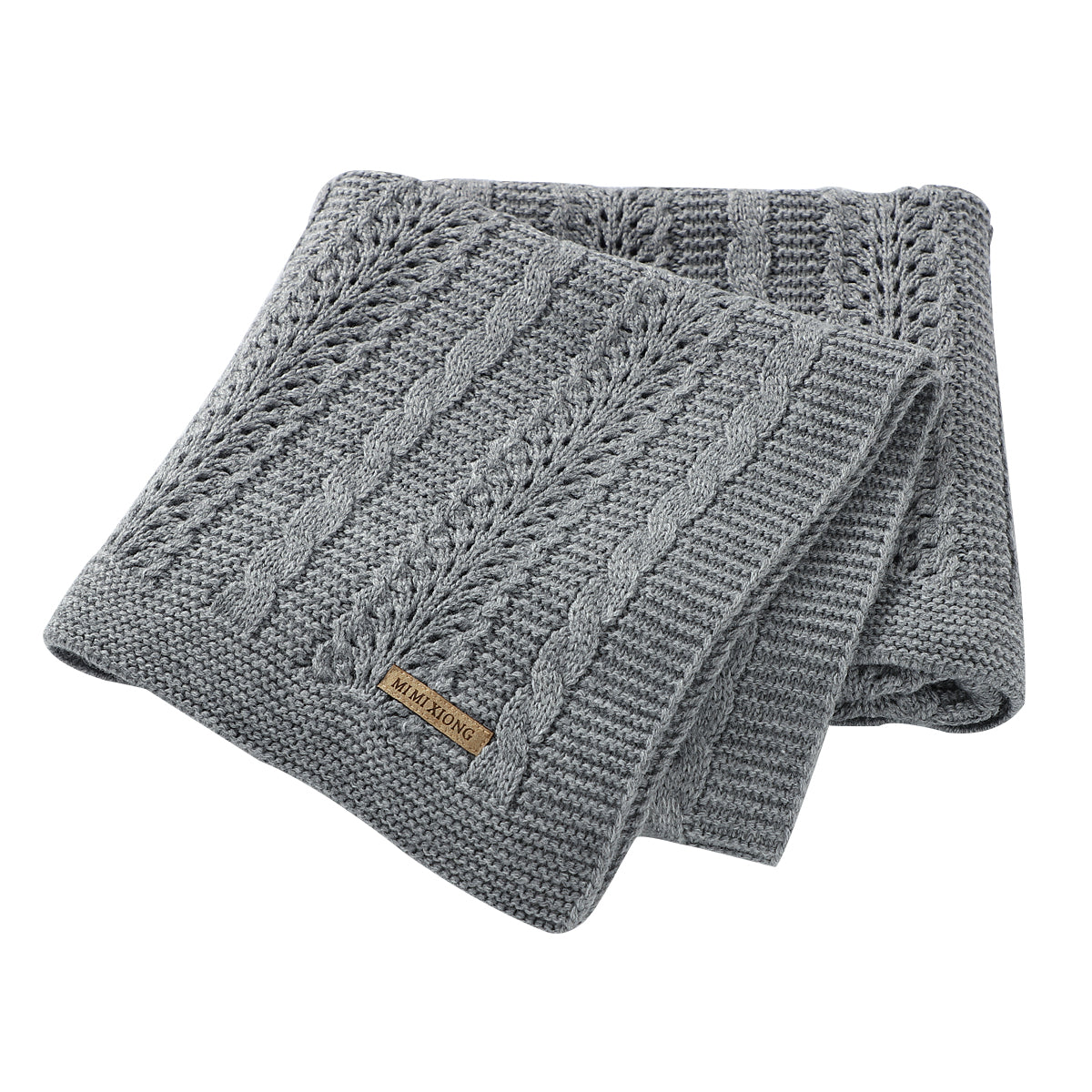 Baby Blanket Knitted Hollow Cover Blanket Windproof