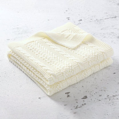 Baby Blanket Knitted Hollow Cover Blanket Windproof