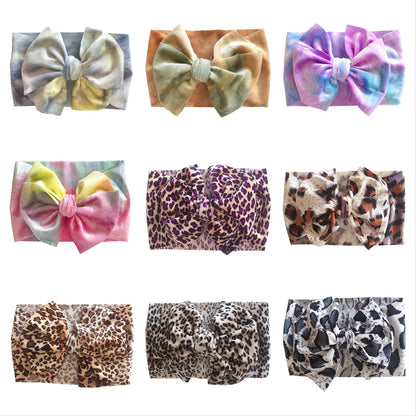 Baby Girl Leopard Bow Headband
