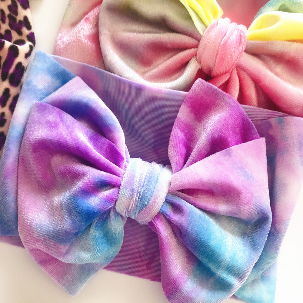 Baby Girl Leopard Bow Headband