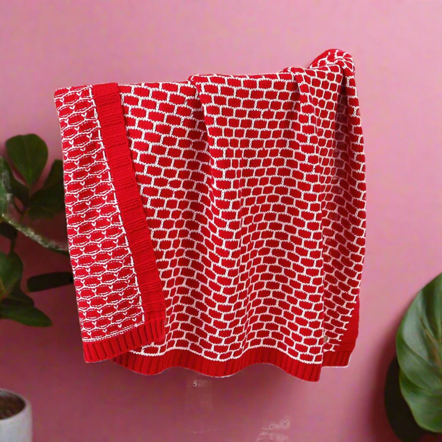 Baby Plaid Knitted Blanket Cover Wholesale Baby Clothes
