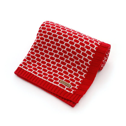 Baby Plaid Knitted Blanket Cover Wholesale Baby Clothes