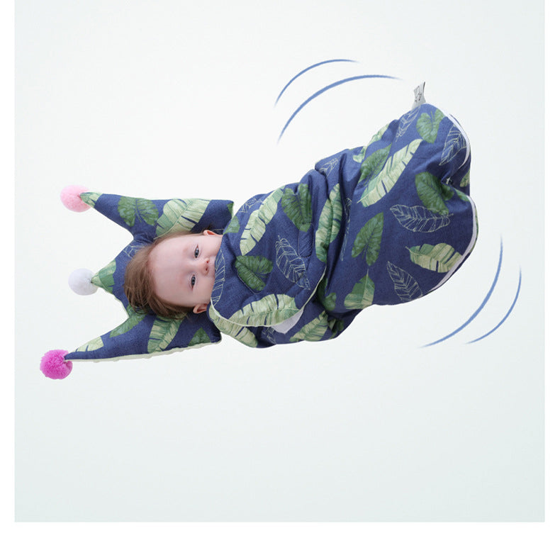 Baby Print Swaddle Blanket Sleeping Bag
