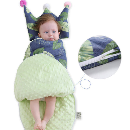 Baby Print Swaddle Blanket Sleeping Bag
