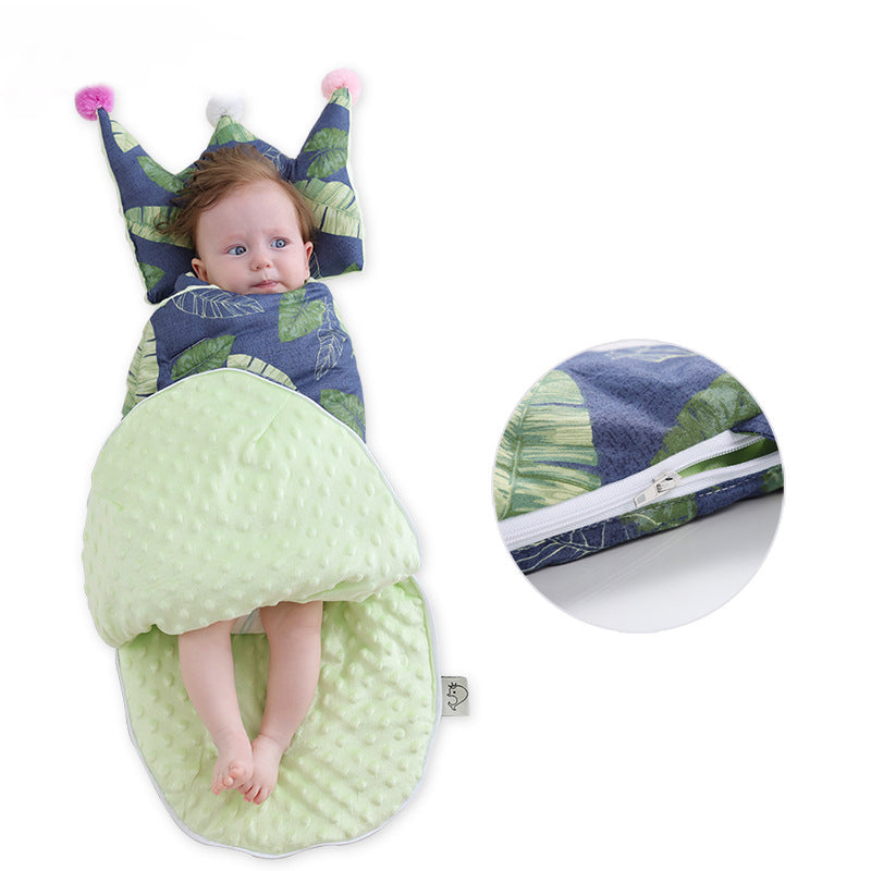 Baby Print Swaddle Blanket Sleeping Bag